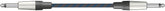 Citronic Braid Guitar Lead Black/Blue 3m